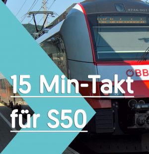 15 Minuten Takt für die S50